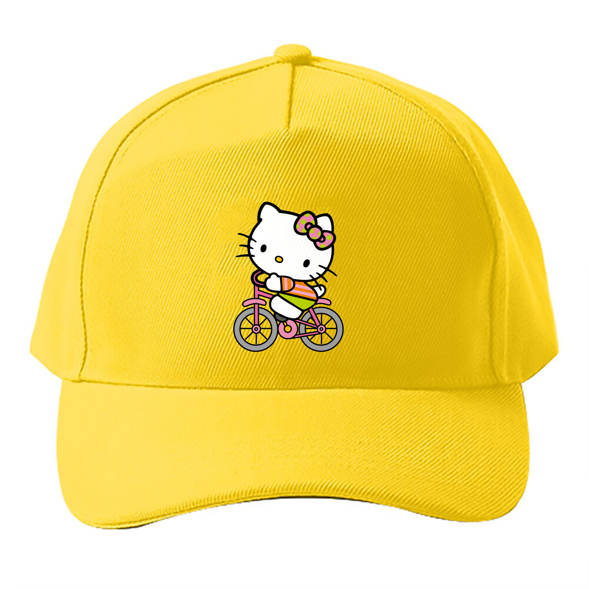 （画像用） Hello Kitty ハローキティ ベースボールキャップ 綿100％ 男女兼用 帽子 スポーツ